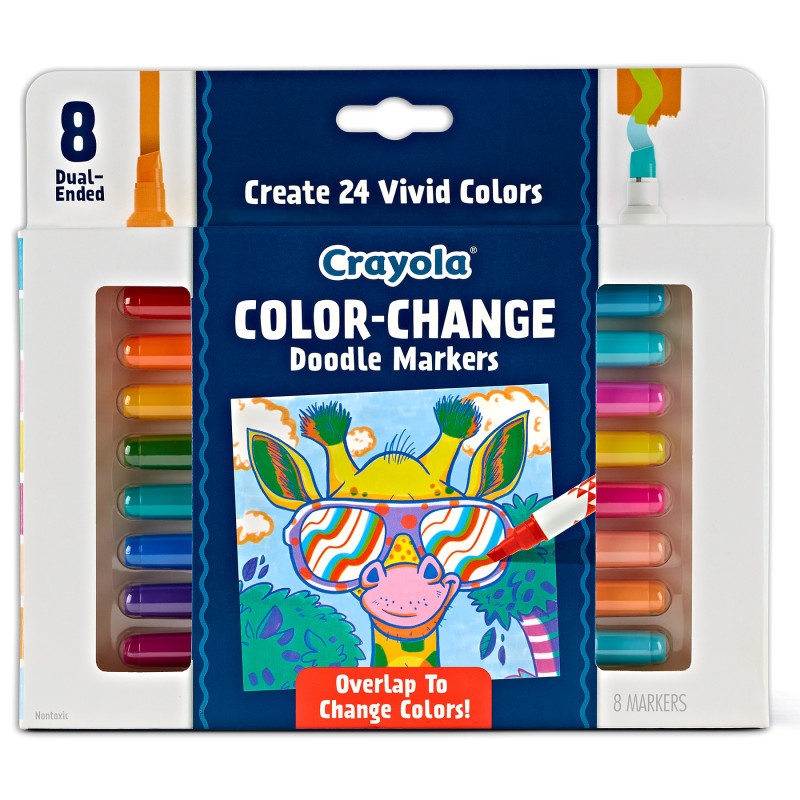 Color Change Doodle Marker 8Ct Doodle & Draw