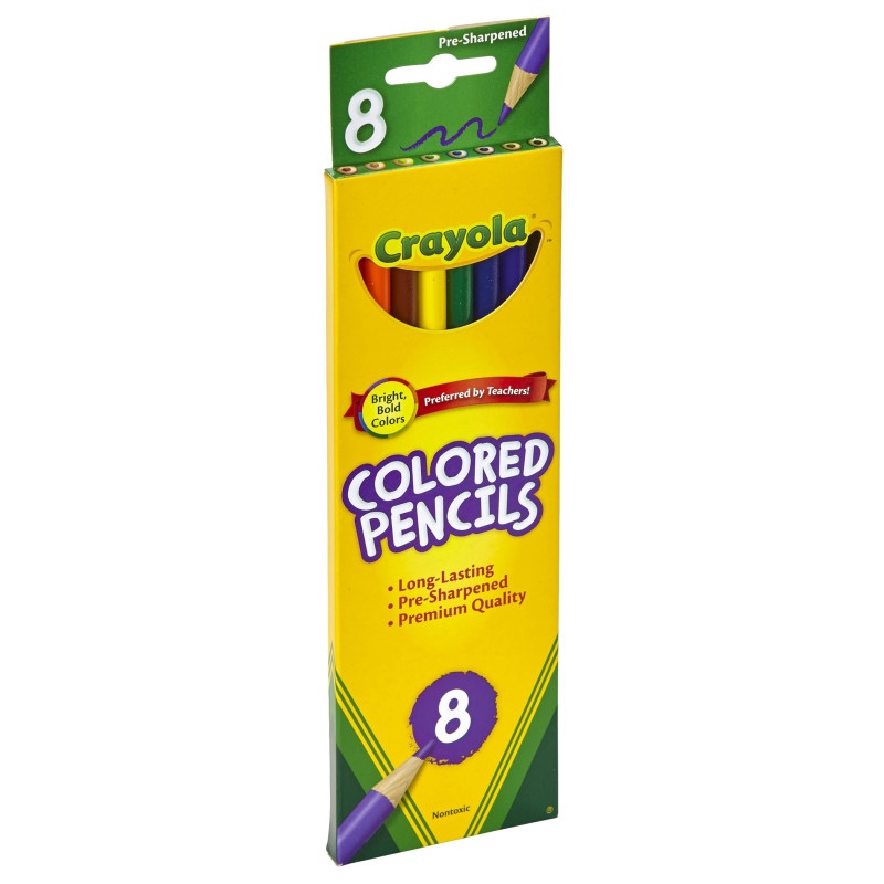 Crayola Colored Pencils 8 Ct Asst
