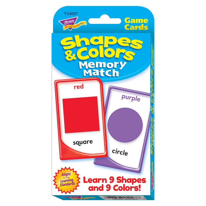 Challenge Cards Colors And Shape