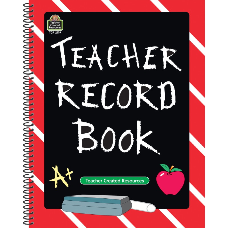 Teacher Record Book Chalkboard