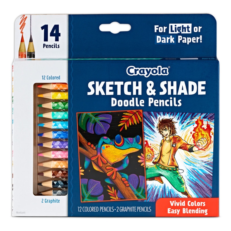 Sketch & Shade Doodle Pencil 14Ct Doodle & Draw