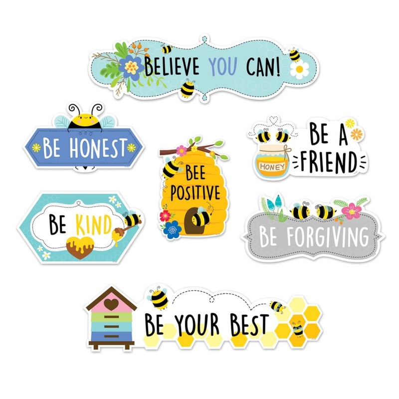 Bee Positive Mini Bulletin Board