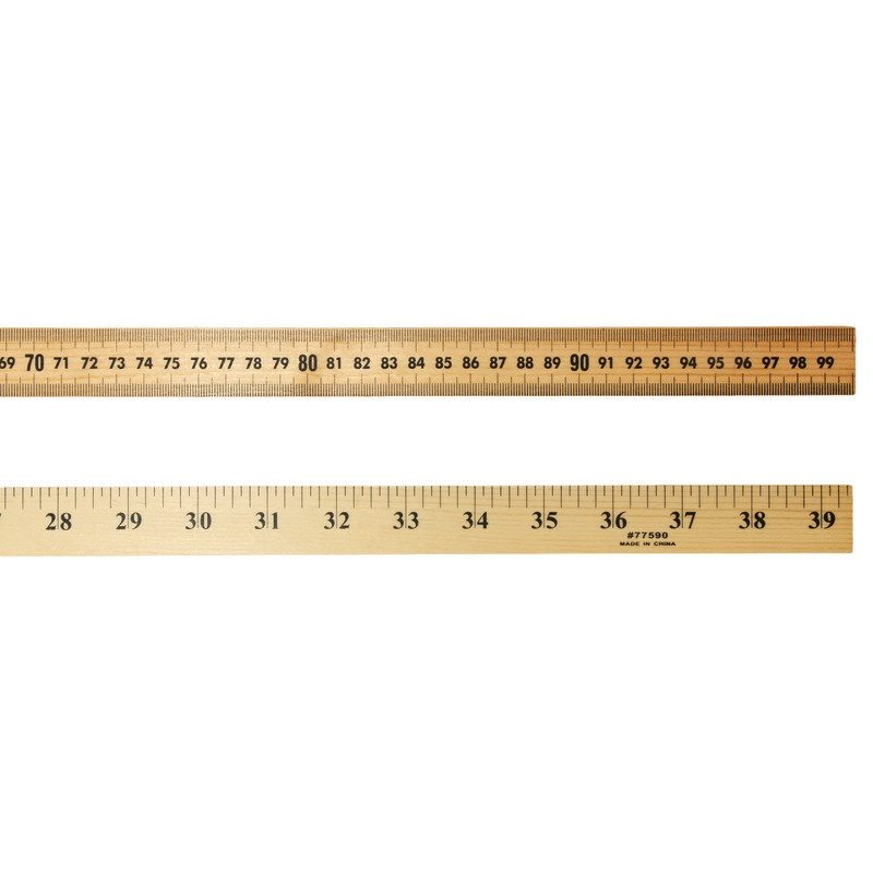 Meter Stick With Hole For Storage Inch And Metric