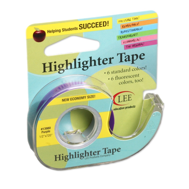 Removable Highlighter Tape Purple