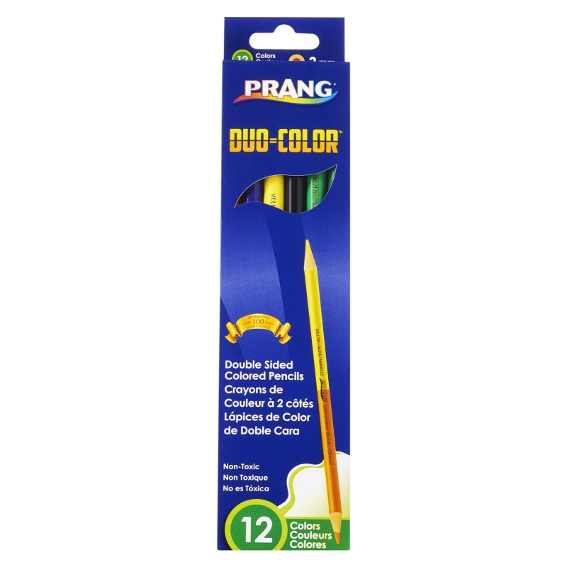 Prang Duo Color Pencils 12 Color St