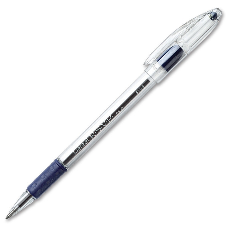 Pentel Rsvp Blue Fine Point Ballpoint Pen