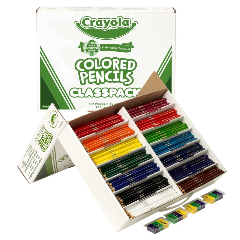 Crayola Colored Pencils 462 Ct Classpack 14 Colors