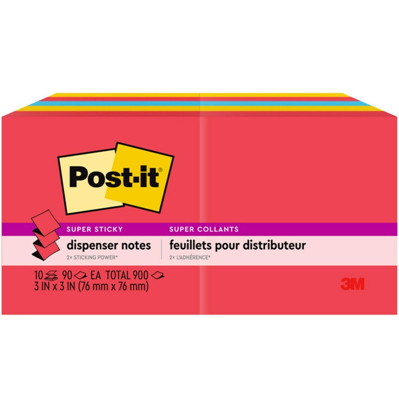10Ct Sticky Pop Up Post It Notes Playful Primaries