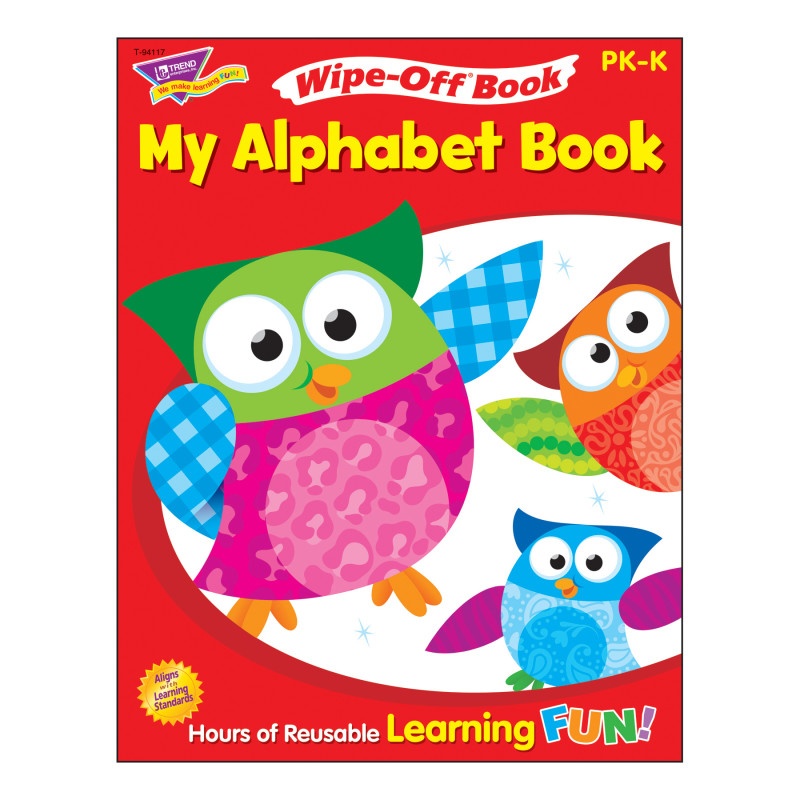 My Alphabet Book 28Pg Wipe-Off Books