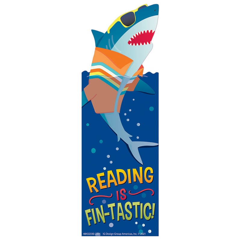 Shark Reading Is Fintastic Bookmark