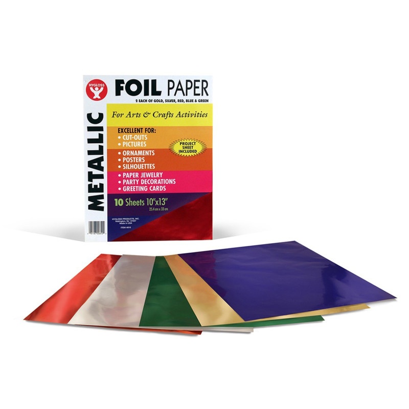 Metallic Paper 10Pk Asst Colors