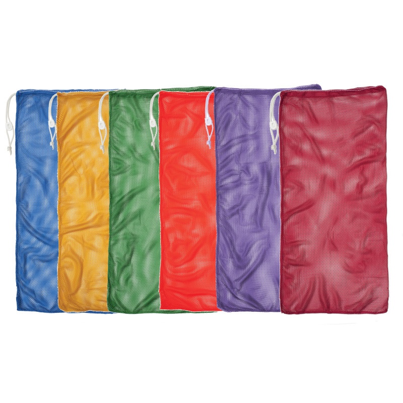 6 Set Asst Color Mesh Equipment Bag 48 X 24 In