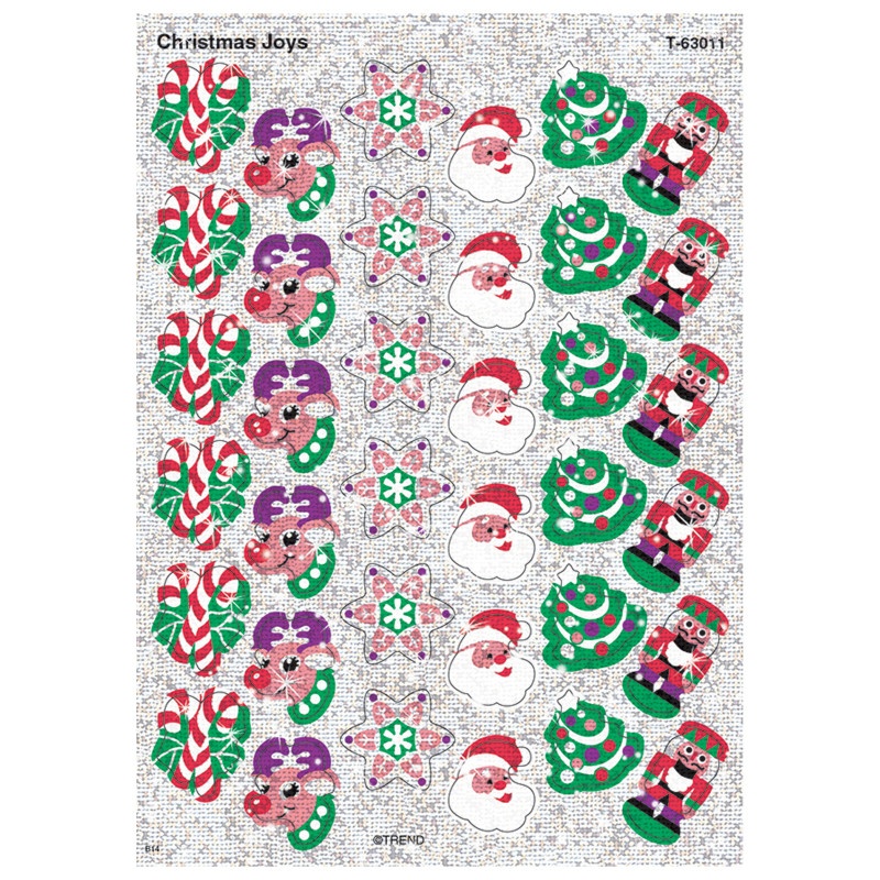 Sparkle Stickers Christmas Joys
