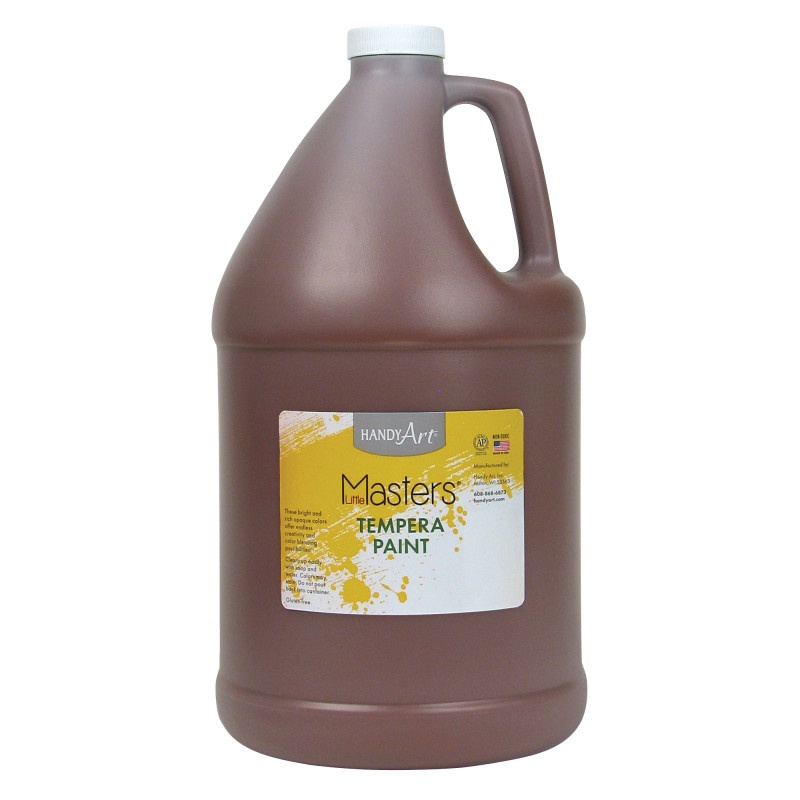 Little Masters Brown 128Oz Tempera Paint