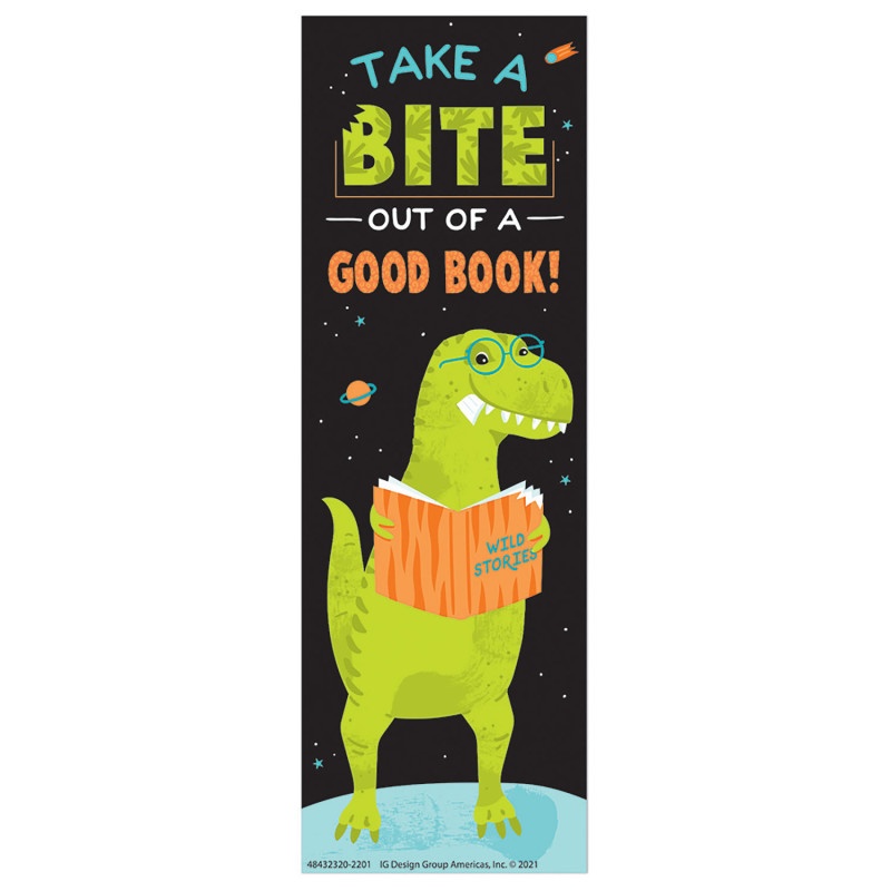 Dinosaur Bookmark Take A Bite Out Of A Good Book