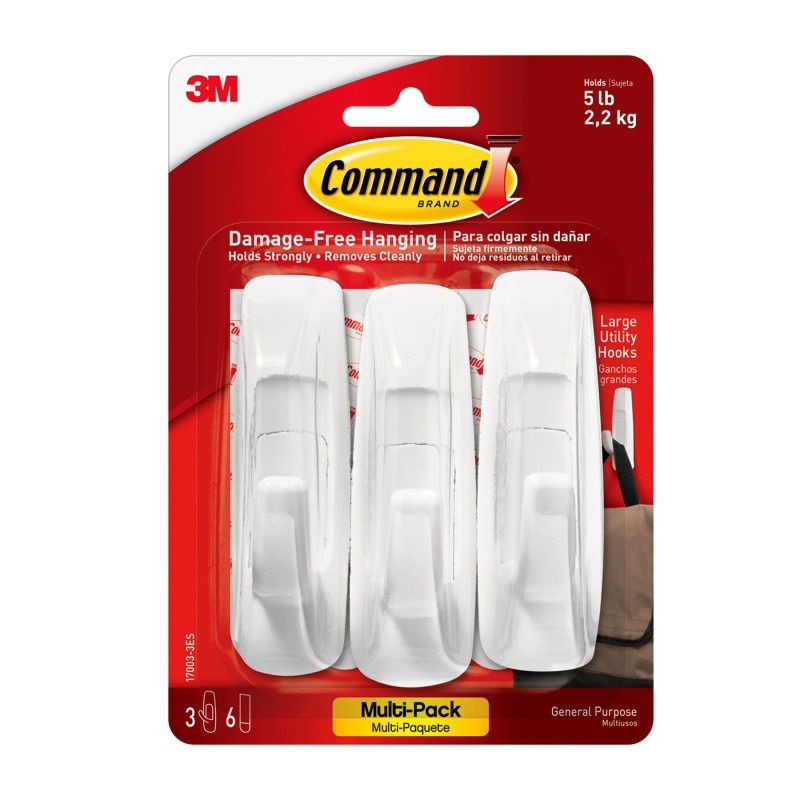 3Ct Command Large Utility Hook Pack