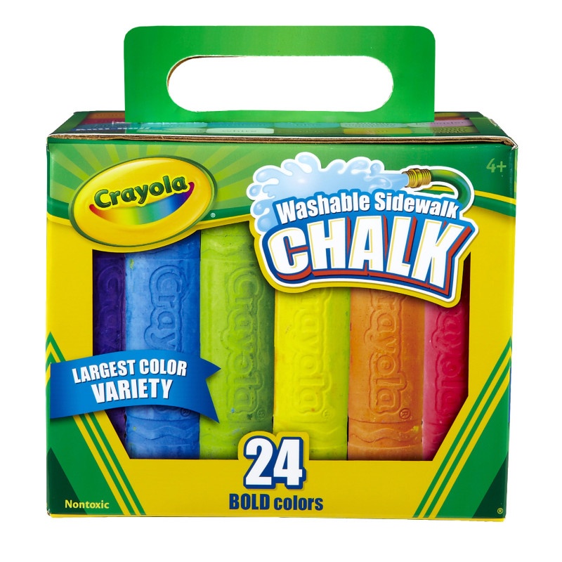 Crayola Washable Sidewalk Chalk 24 Ct