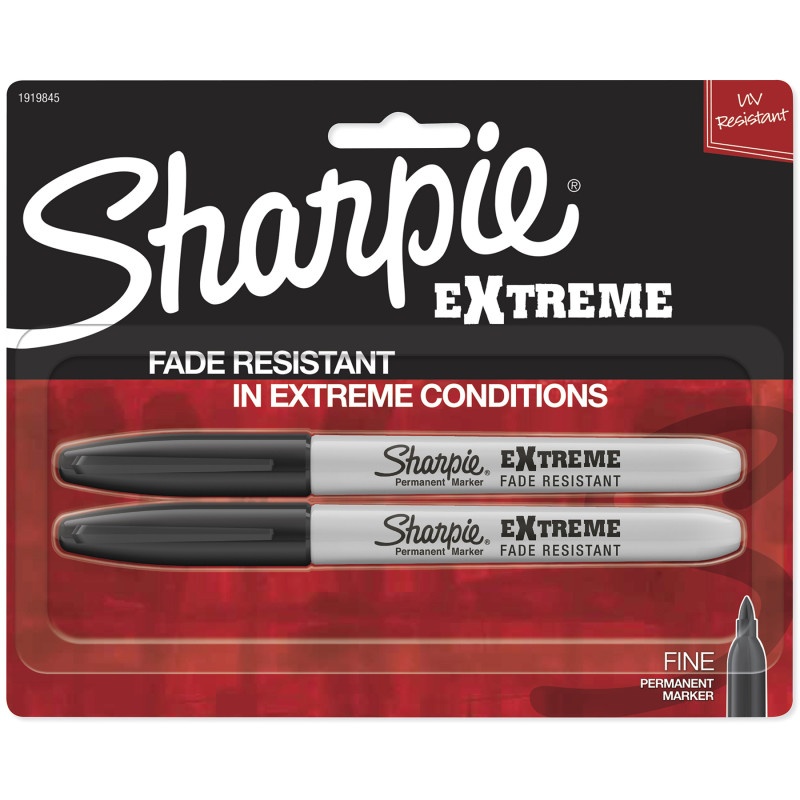 2Ct Black Sharpie Extreme Markers Permanent
