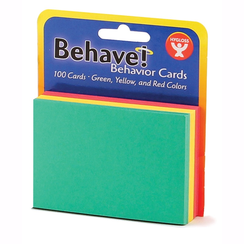 Behavior Cards 3X5 100Pk Assorted