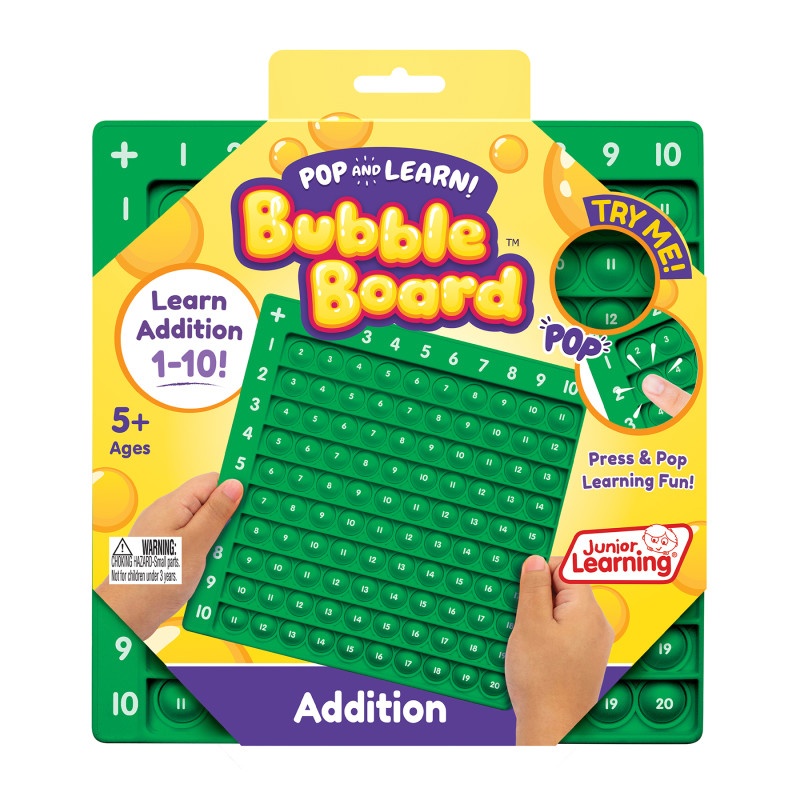 Addition Pop And Learn Bubble Board