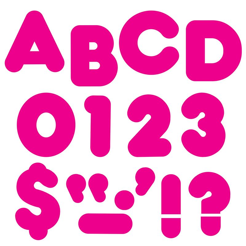 Ready Letters 4 In Casual Deep Pink