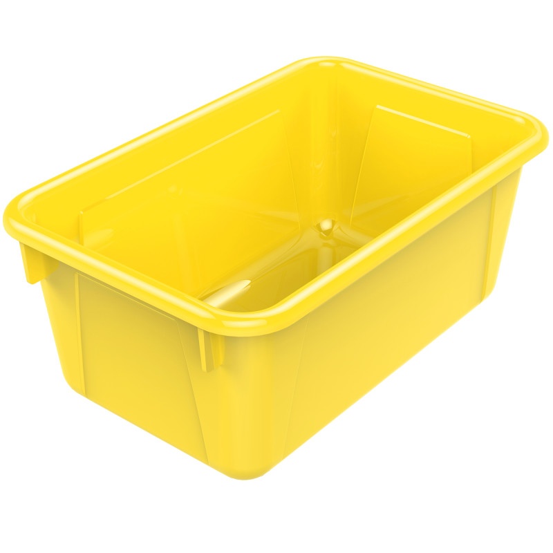 Small Cubby Bin Yellow