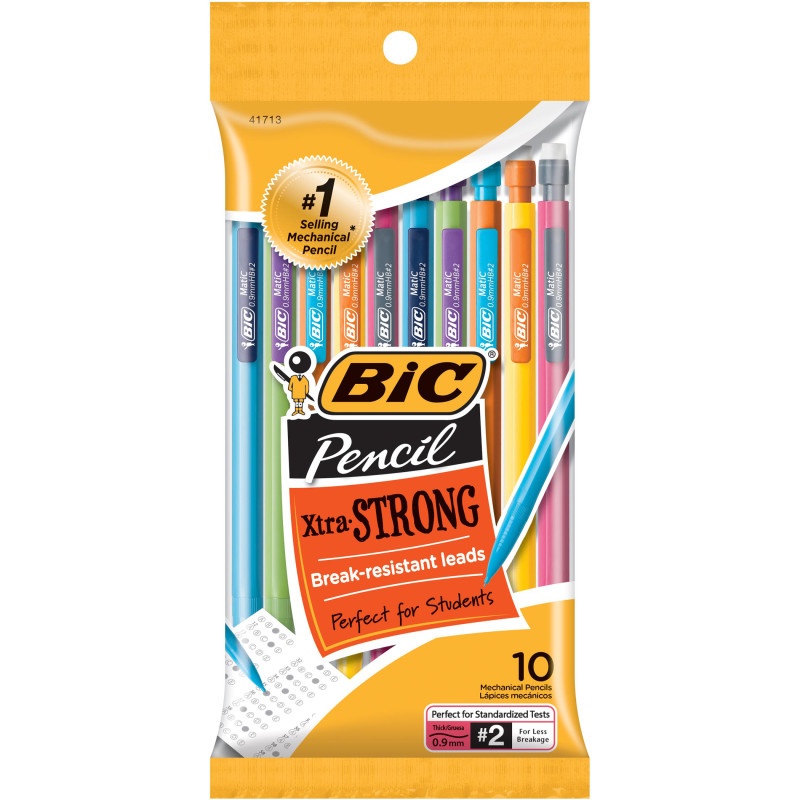Bic Mechanical Pencils 0.9Mm 10Pk