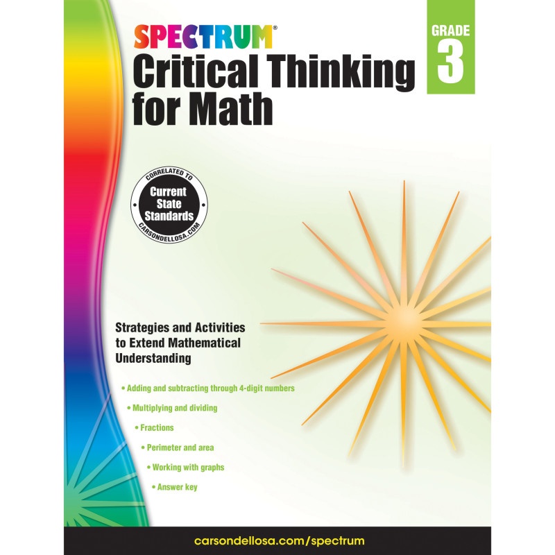 Critical Thinking For Math Wb Gr 3