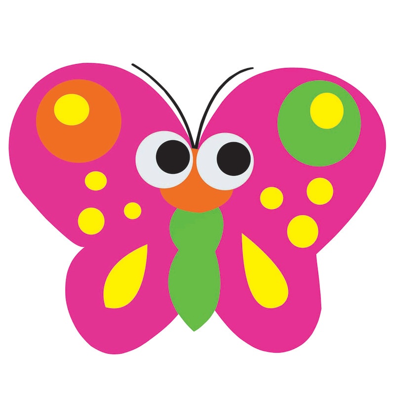 Magnetic Whiteboard Butterfly Erasers