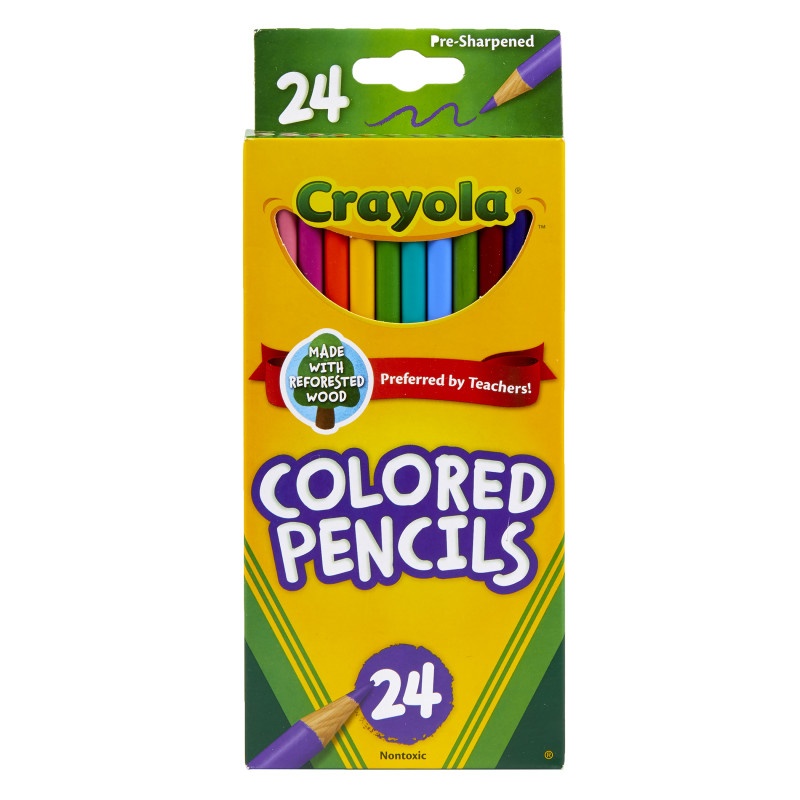 Crayola Colored Pencils 24Pk Asst