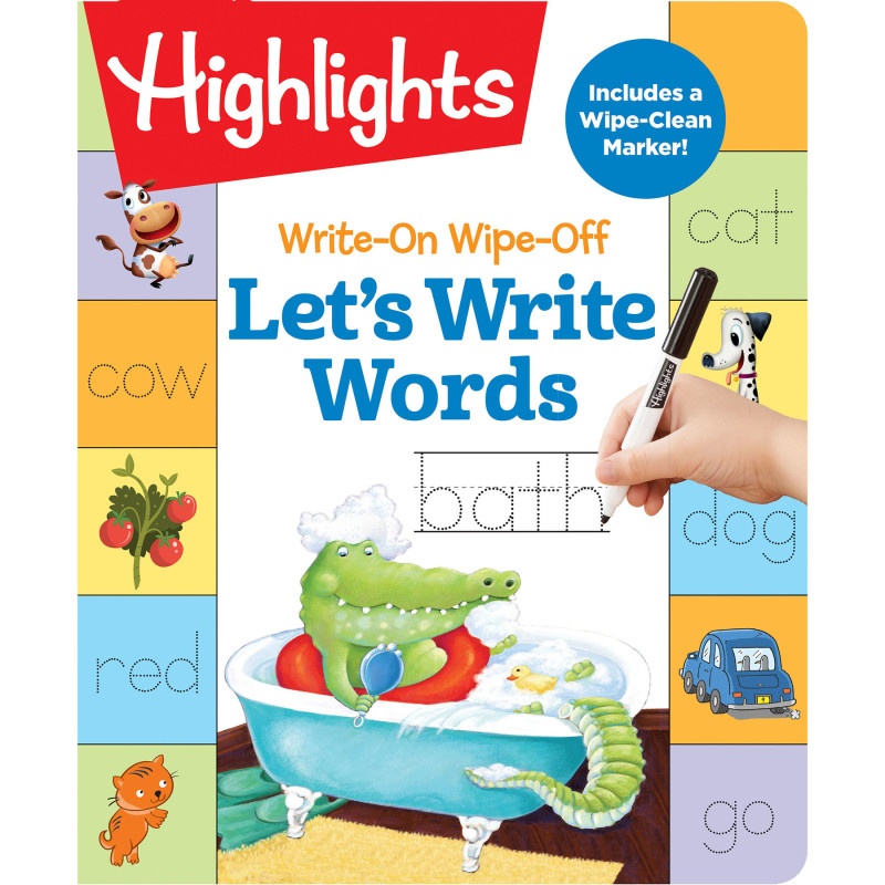 Lets Write Words Dry Erase Book