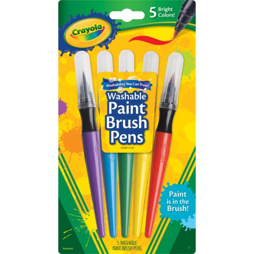 Crayola 5 Count Paint Brush Pens