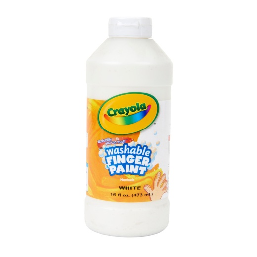 Crayola Washable Fingerpaint 16oz White