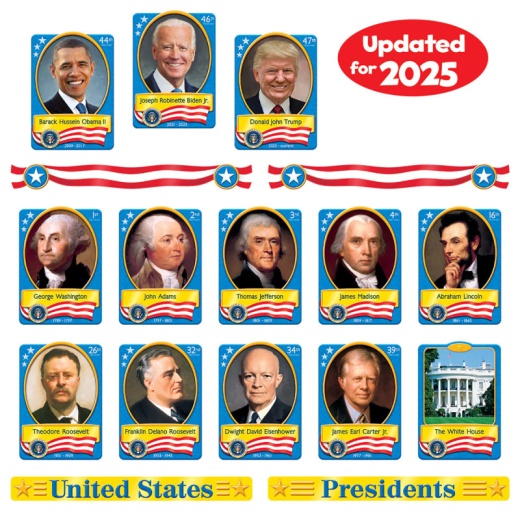 Bb Set of U.S. Presidents - Trend Educational Resource