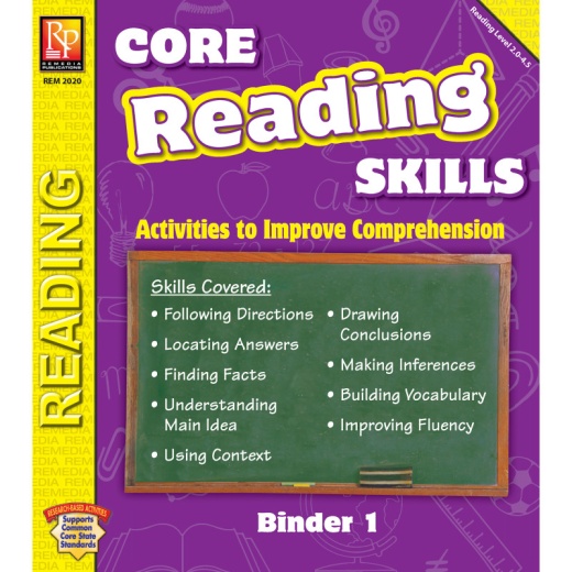 Core Reading Skills Program Binder 1