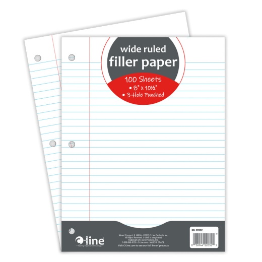 Zaner Bloser 1/2In Ruled Sulphite Paper Gr 2 8X10.5