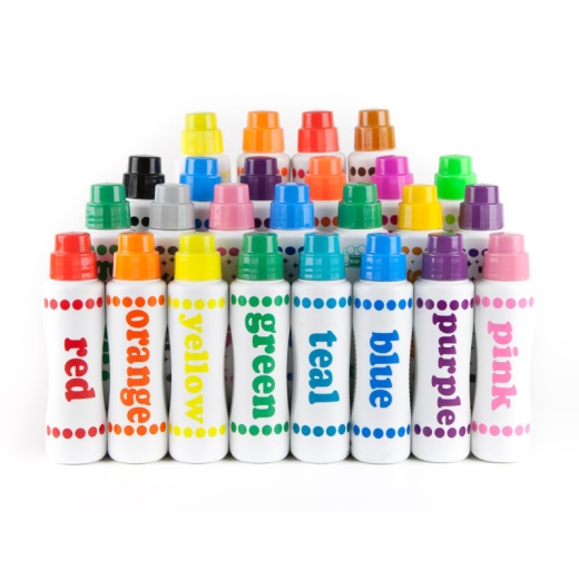 Do-A-Dot Art Mini Washable Markers, Jewel Tone - 6 count