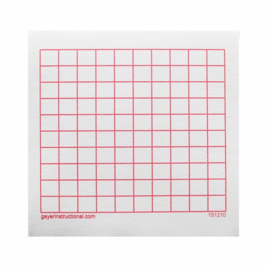 Graphng Post It Notes 10X10 Grid 4 Pads 100 Sheets/Pad