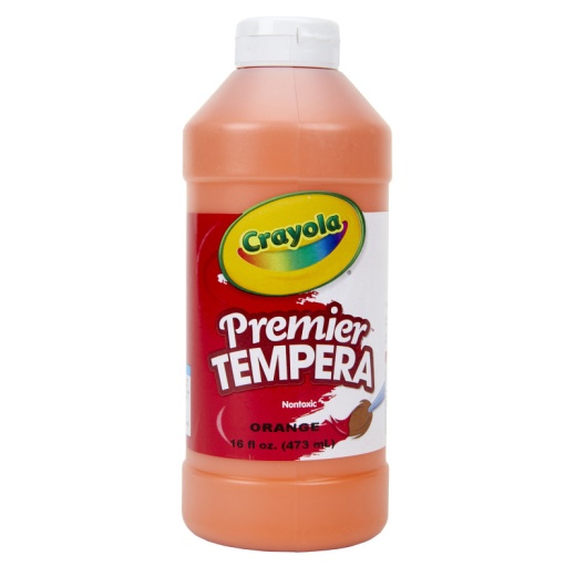 16Oz Orange Crayola Premier Tempera