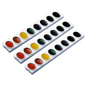 Metallic Washable Watercolors, 8 Assorted Metallic Colors, Palette