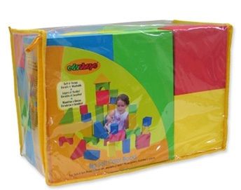 Color Edu-Blocks, Big, 3'', Reusable Bag