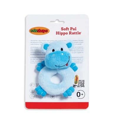 Soft Pal - Hippo Rattle