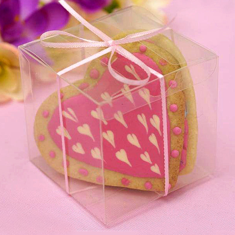 25 Pack Easy Diy Clear Party Or Shower Favor Candy Gift Boxes 3