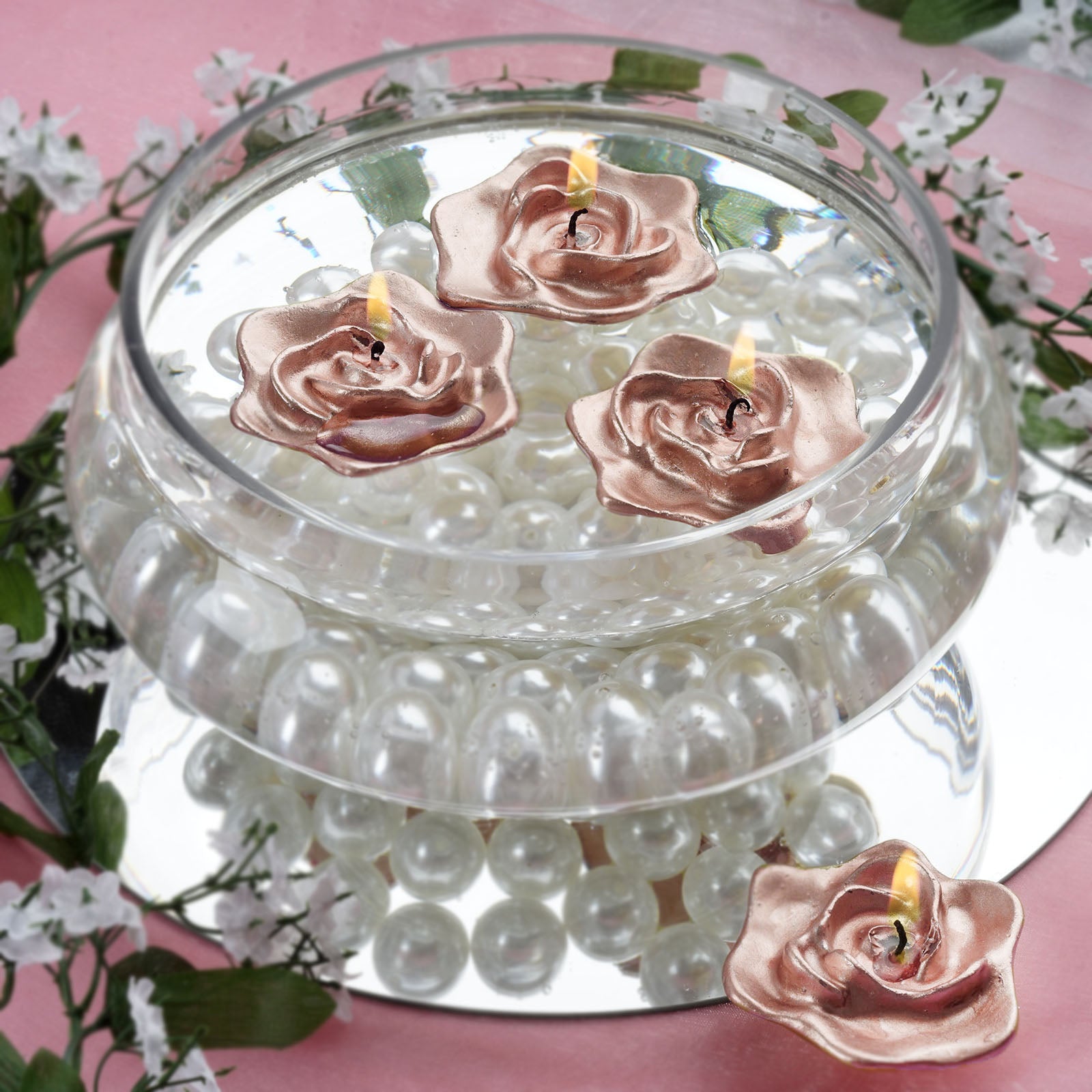 Floating Silk Rose Petals (100 count)