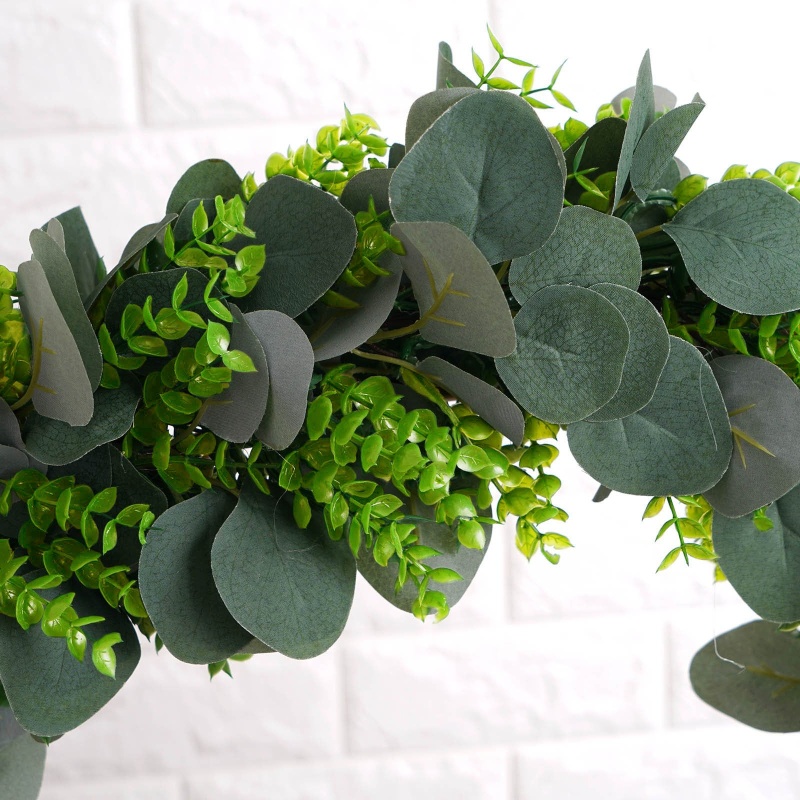 6FT Faux Olive Branch Garland, Artificial Leaf Vine Greenery Foliage With  Olives