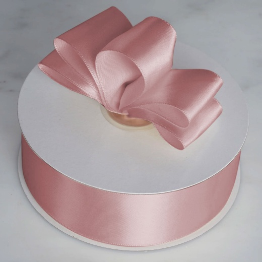 Solid Ivory Double Faced Satin Ribbon 1.5 x 50 Yards 100% Polyester for Christmas & Special Occasion Packaging