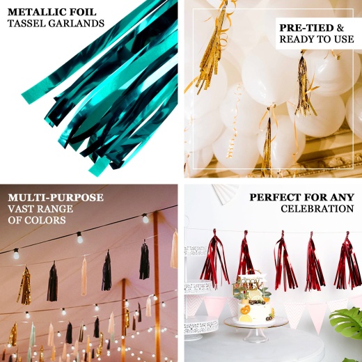 Foil tassel clearance garland