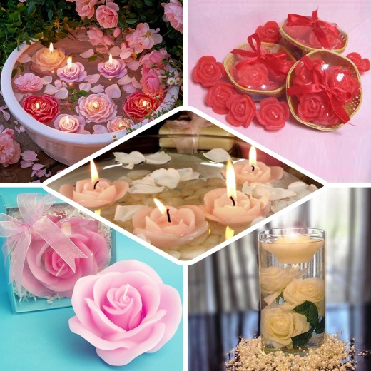 Floating Silk Rose Petals (100 count)