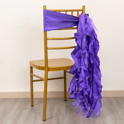 Curly willow chair sash, Chair covers, Chair bows