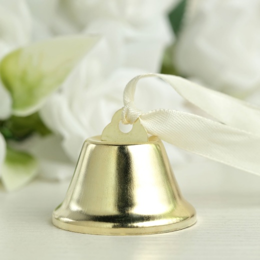 Cowbell White, Wedding Bells, Kissing Bells, Wedding Favor, Ring for a Kiss,  Cowbell 